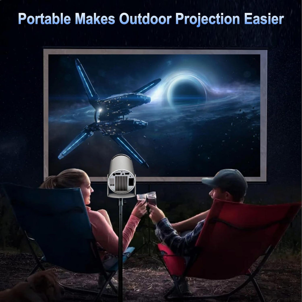 🎥 Mini Proyector Portátil Inteligente – Cine en Casa y al Aire Libre