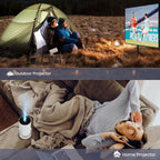 🎥 Mini Proyector Portátil Inteligente – Cine en Casa y al Aire Libre