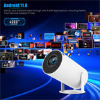 🎥 Mini Proyector Portátil Inteligente – Cine en Casa y al Aire Libre