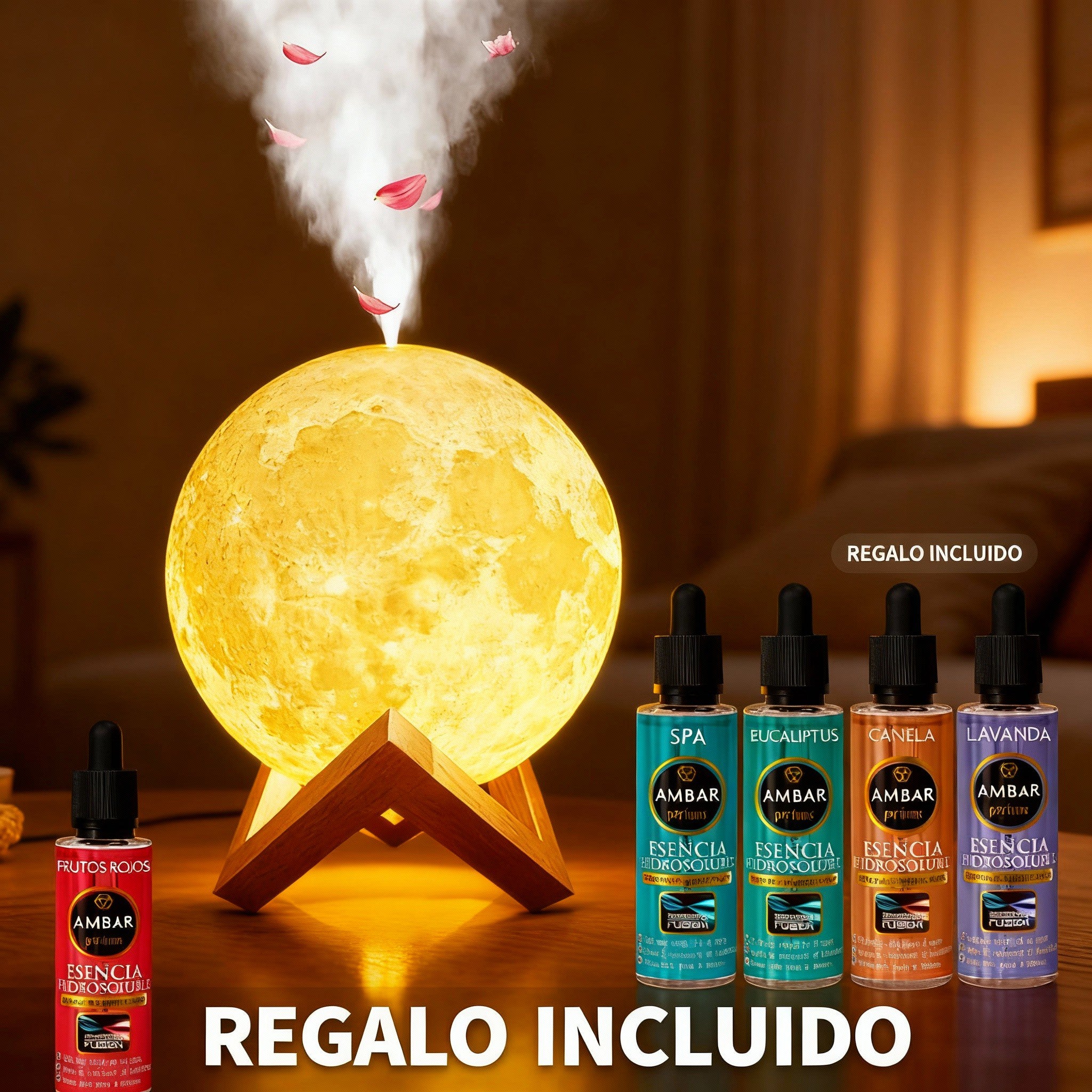 🌙✨ Luna Zen – Humidificador Aromático 3D ✨🌙