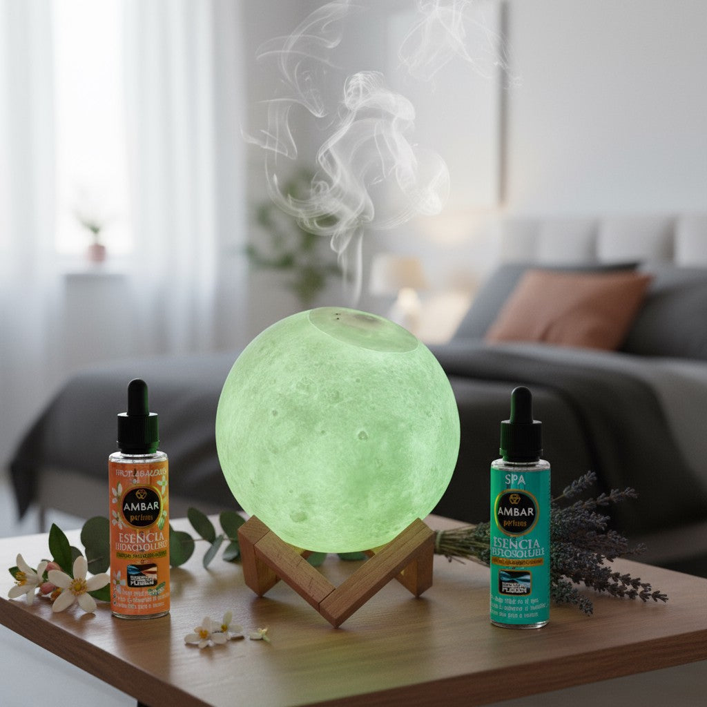 🌙✨ Luna Zen – Humidificador Aromático 3D ✨🌙